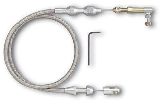 Lokar LK-TC-1000HT   Hi-Tech Braided Stainless Throttle Cable 24" Long