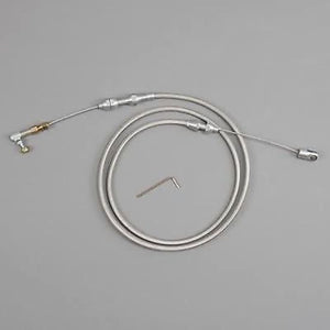 Lokar LK-TC-1000HT48   Hi-Tech Braided Stainless Throttle Cable 48" Long