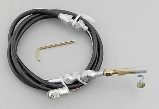 Lokar LK-TC-1000U48   Universal 48" Long Throttle Cable Kit Black