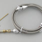 Lokar LK-TCP-1000HT36  Hi-Tech Universal 36" Long Throttle Cable Kit Polished