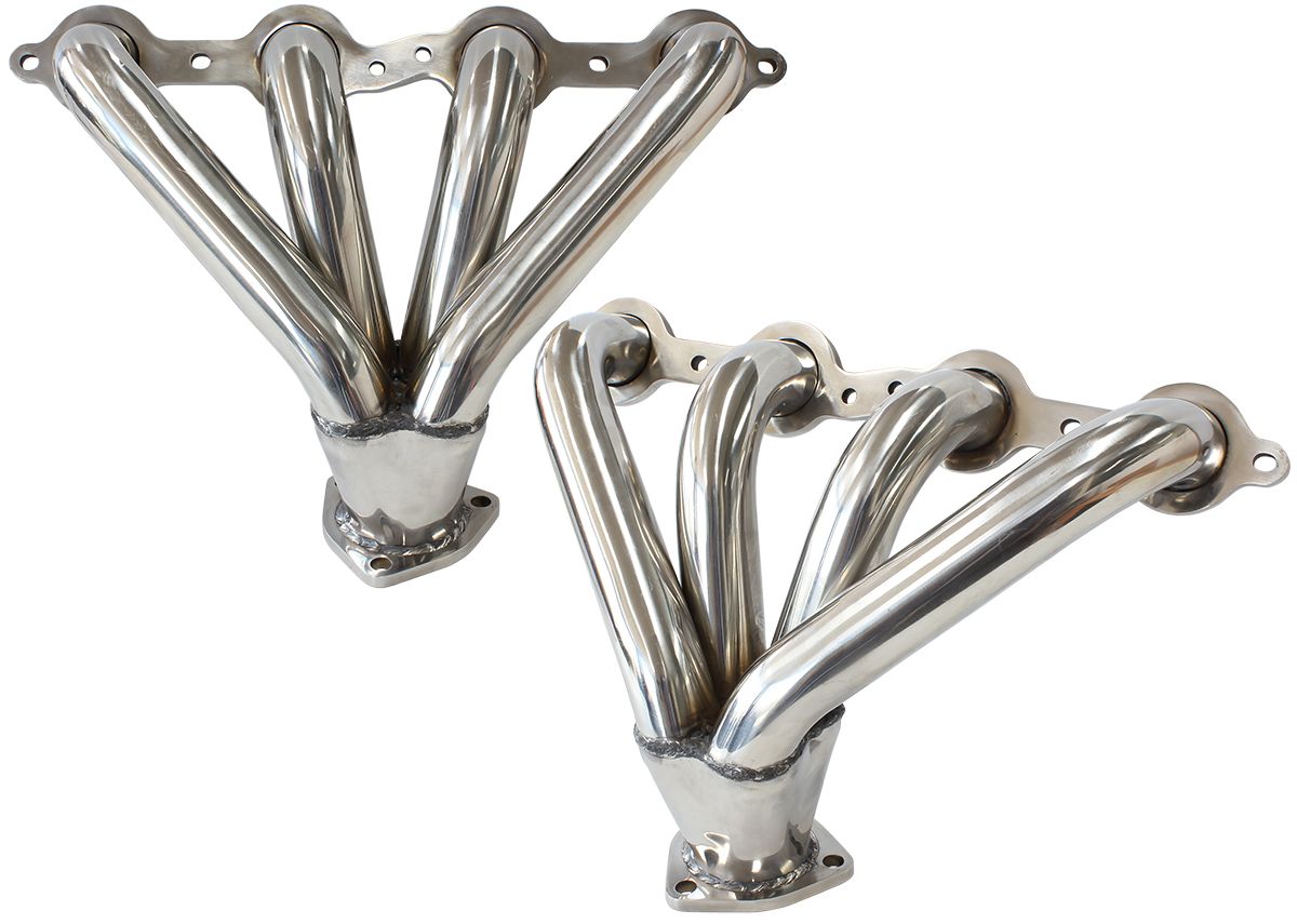 *CLEARANCE* Aeroflow AF9599-1002 GM LS Block Huggers S/S Stainless Steel