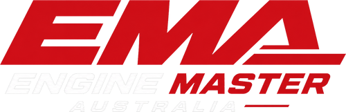 Red EMA Master logo text on a white background, with 'EMA' in large bold letters and 'MASTER' below in smaller text.