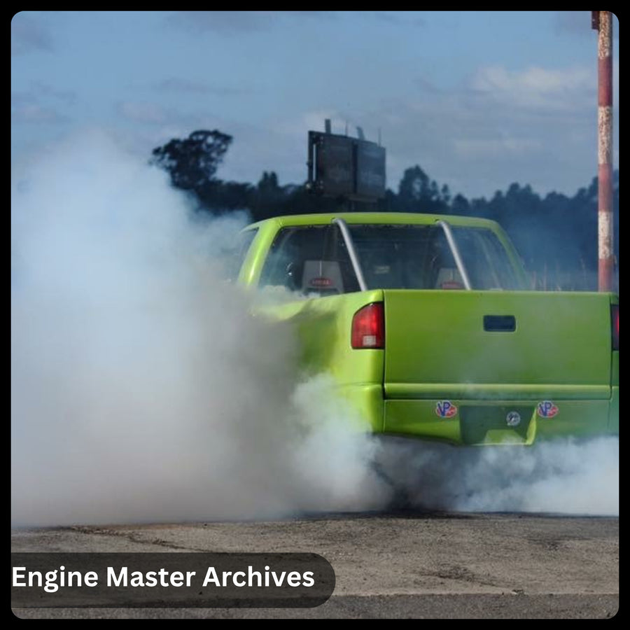 The green ute putting on a show