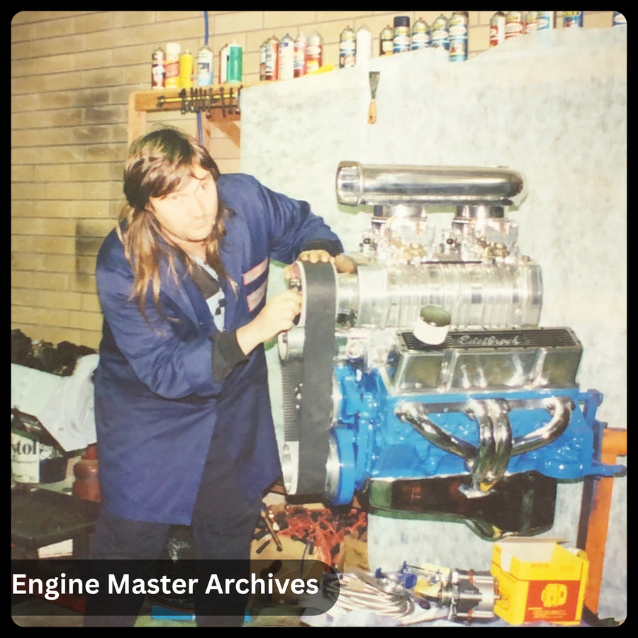 Working on an engine