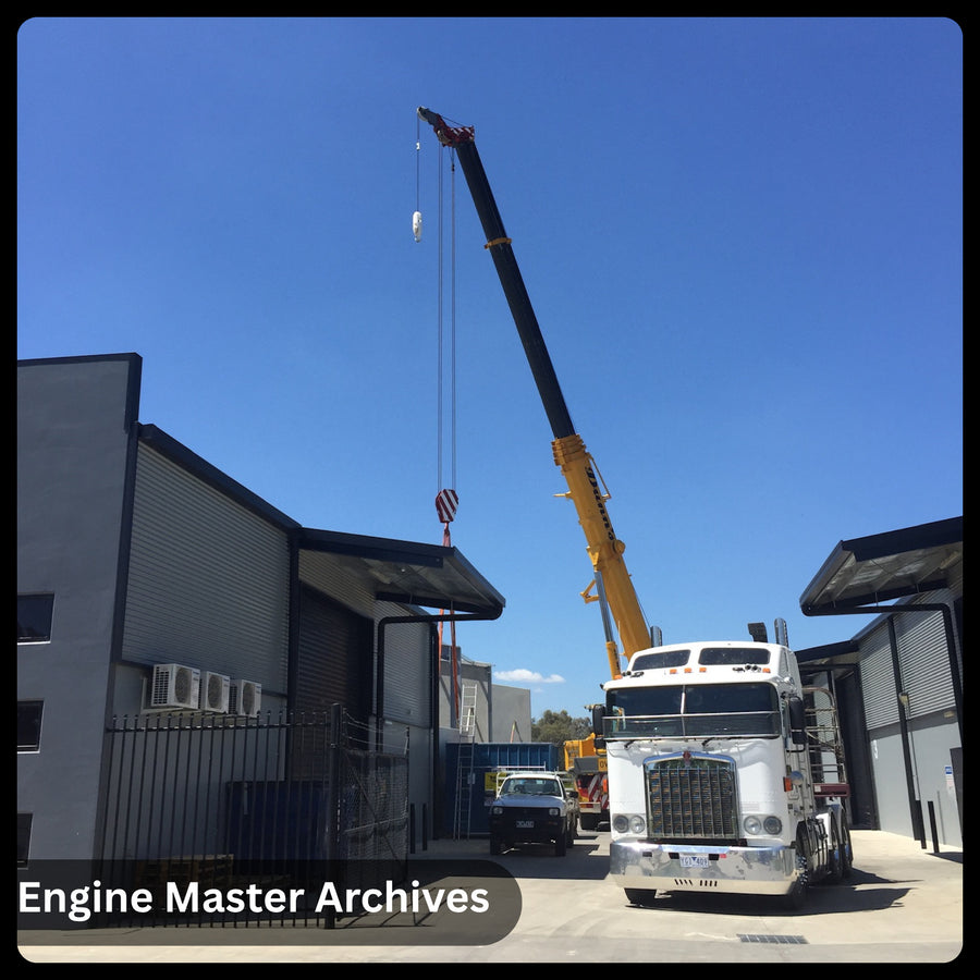 Construction at the new premises