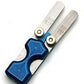 LSM LSM-FH200BL Racing Aluminium Dual Feeler Gauge Holder Blue 3/16" Pivot