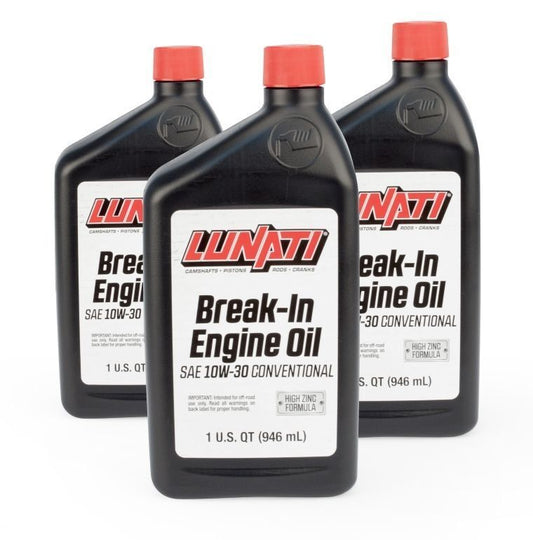 LUNATI BREAK-IN ENGINE OIL 10W-30 LT302-12 BOx OF 12 946ml 1 QUART BOTTLES
