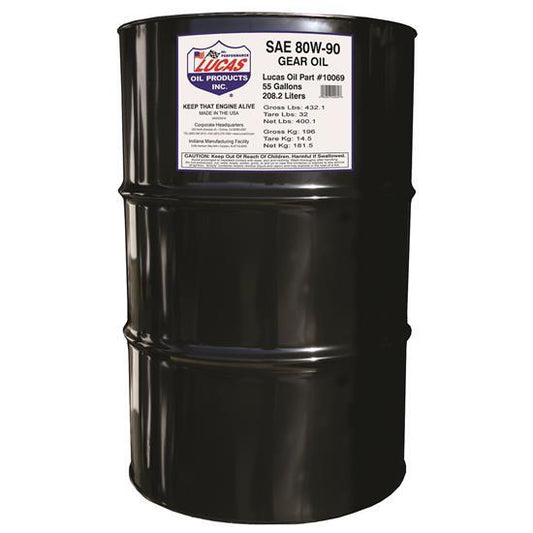 Lucas Oils LUS-10069 SAE 80W-90 Gear Oil 55 Gallon Drum