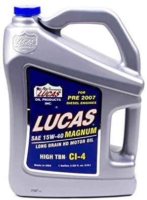 Lucas Oils LUS-10076 SAE 15W-40 CI-4 Magnum Motor Oil 1 Gallon