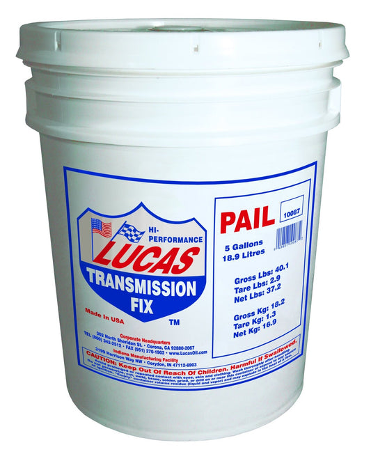 Lucas Oils LUS-10087 Transmission Fix 5 Gallon Pail