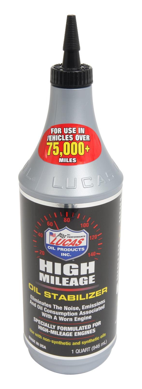 Lucas Oils LUS-10118 High Mileage Oil Stabilizer 1 Quart