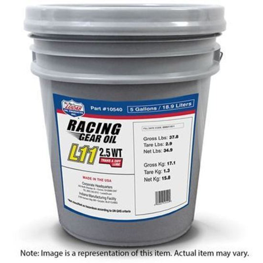 Gear Oil L11 Racing Only Synthetic 2.5W 4.79L