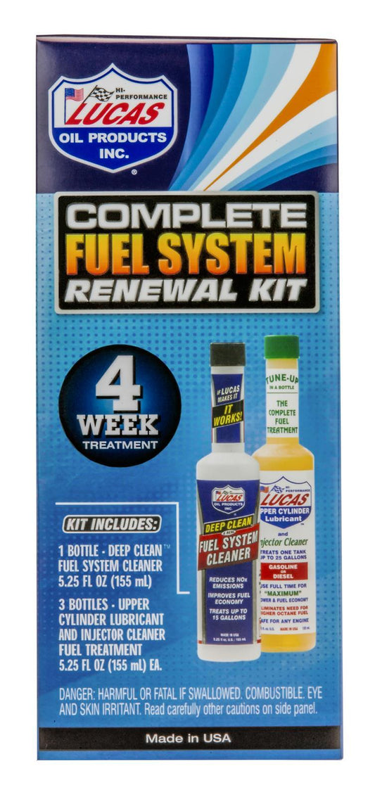 Lucas Oils LUS-10966 Complete Fuel System Renewal Kit 1 4 Pack