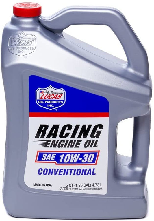 Lucas Oils LUS-11017 SAE 10W-30 Racing Motor Oil 5 Quart