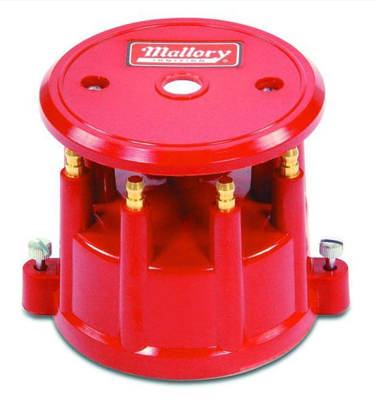 Mallory Ignition MA208 Mallory Yl 8 Cyl Red Hei Type Distributor Cap suit 25 26 27 34 37 38 47 50 54 57 & 60 Series
