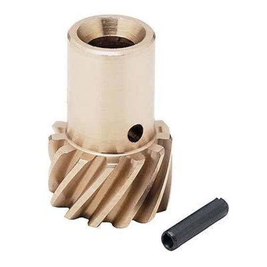 Mallory Ignition MA29426 Mallory Bronze Distributor Gear .491" Shaft Chev Small & Big Block V8