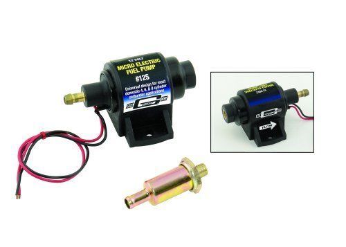 Mr Gasket MG12S Micro Electric Fuel Pump 4-7 Psi @ 35Gph 3/8" Inlet/Outlet