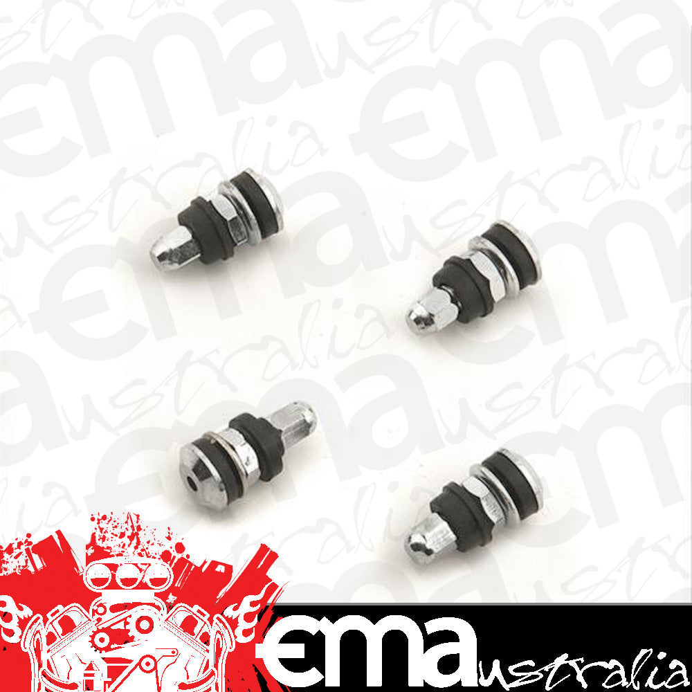 Mr Gasket MG1957 Chrome Tire / Tyre Valves Stems (Set Of 4)