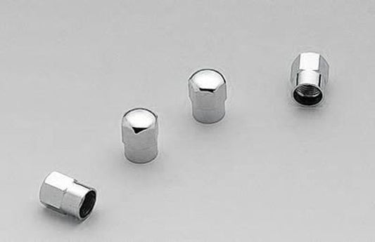 Mr Gasket MG3663 Chrome Domed Hex Valve Caps Set Of 4