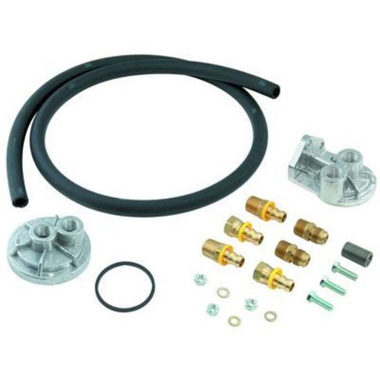 Mr Gasket MG7680 Remote Single Oil Filter Kit Chev