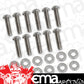 Mr Gasket MG90920G Mg60920G Gm Ls Valley Cover Bolt Set Stainless Steel