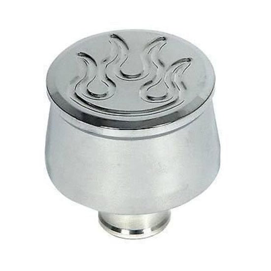 Mr Gasket MG9117G Chrome Aluminium Flamed Breather Cap 1" Neck