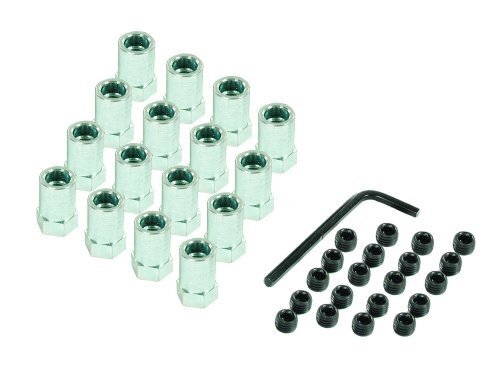 Mr Gasket MG921 Sure-Lock Rocker Arm Nuts .670" Shank Od 7/16" Stud Size Bright Zinc Finish Big Block Chevy