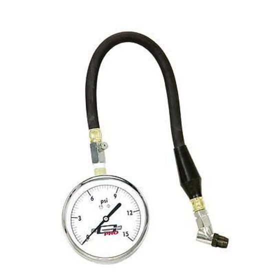 Mr Gasket MGP-7200 4"Stainless Steel Pro Tyre Gauge 0-15 Psi Mg P-7200