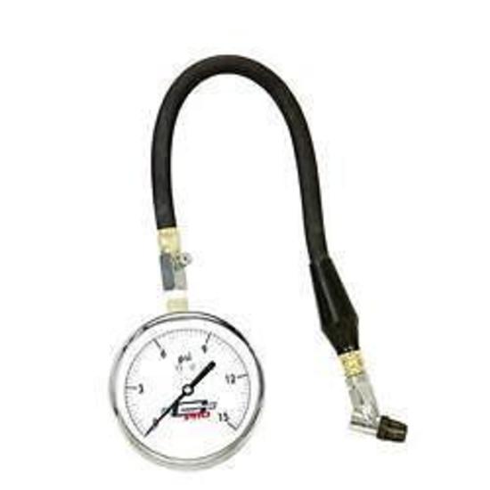 Mr Gasket MGP7200 Tyre Pressure Gauge 0-15Psi 4" Diameter