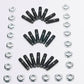 Milodon MIL81320 Ford Mopar Pontiac Hex Nut Oil Pan Stud Kit