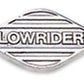 Mooneyes MNAA21440LR Polished Lake Pipe Covers w/ Lowrider Logo