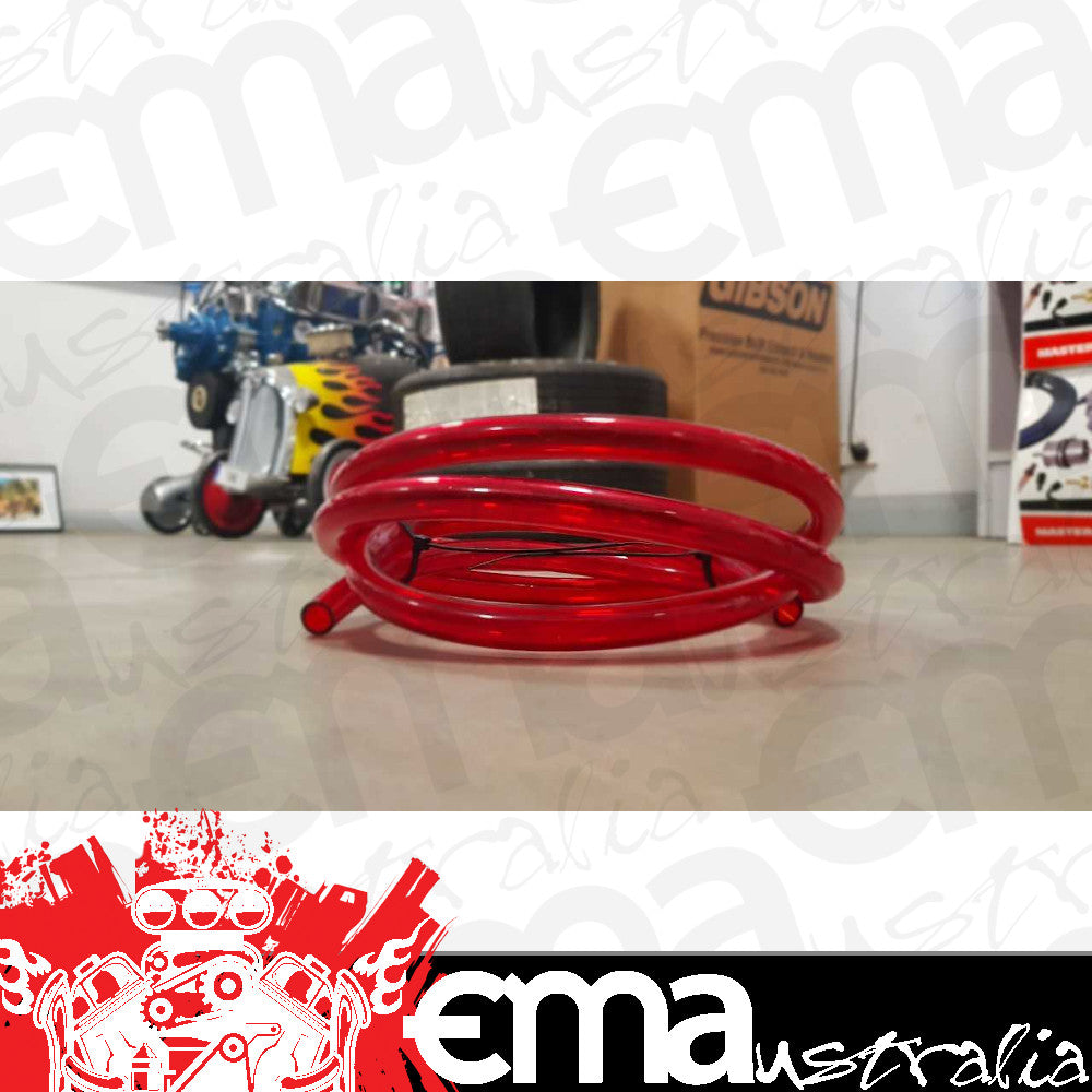 Mooneyes MNAF4126 Ruby Red 3/8" Fuel Line