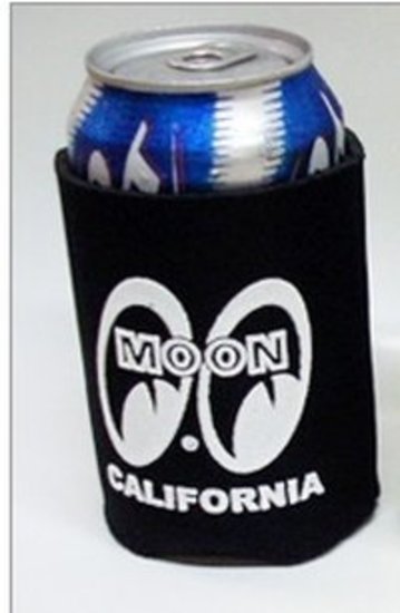 Mooneyes MNMG556BK Can Cooler Black w/ Moon Logo