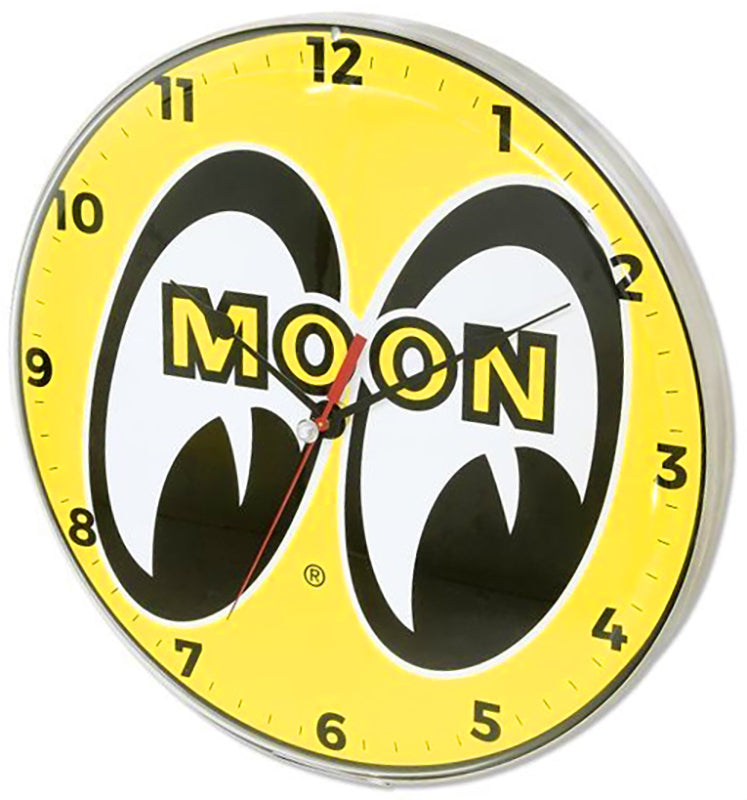 Mooneyes MNMG737 Moon 14" Metal Wall Clock