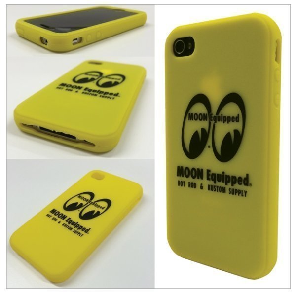 Mooneyes MNMQG039YE I Phone 4 Phone Cover Yellow