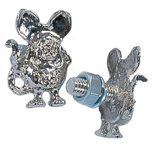 Mooneyes MNRA018CR Chromed Rat Fink License Plate Bolts 1 (pair)