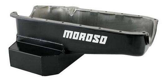 Moroso MO21316 Wet Sump Oil Pan Steel 7-1/2" Deep 6.6L (Suit SB Chev L/H Dipstick)