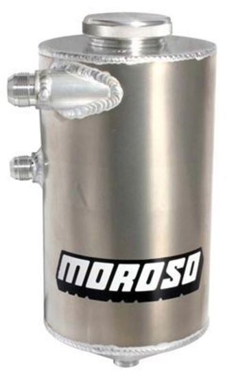 Moroso MO22681 Dry Sump Oil Tank; Single -16An Inlet; 13 In.; 5 Quart; Oil Tanks without Integral Breathers and Number 12 Breather Fitting Use w/Pn[85