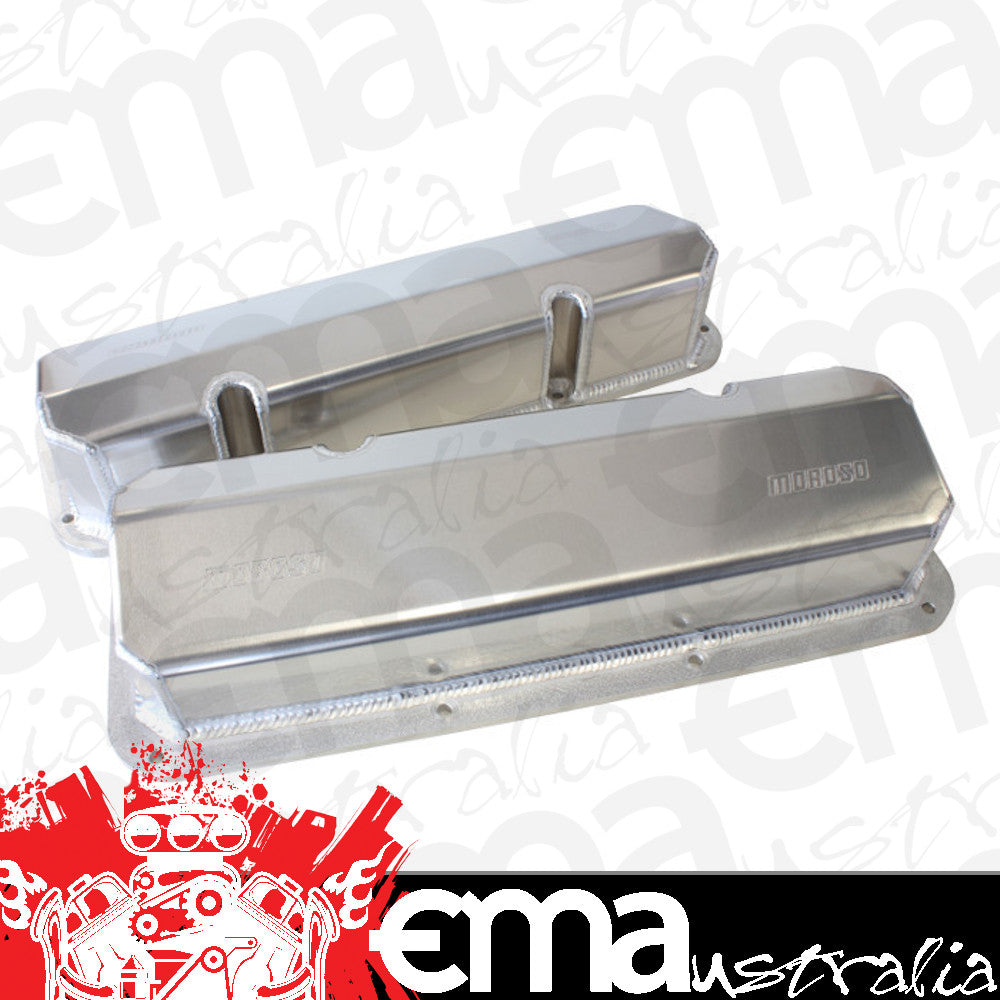 Moroso MO27351C Fabricated Aluminium Valve Covers (Suit Ford 302-351 Cleveland)