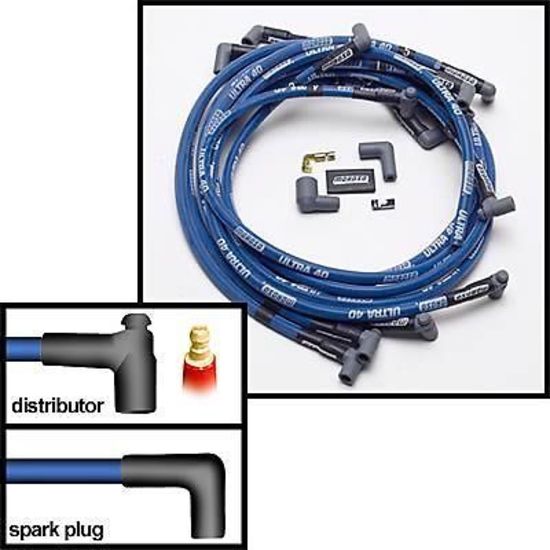 Moroso MO73607 Ultra 40 Race Spark Plug Wires 8.65Mm Gm/Chev SB V8 90ƒ????¶ô¶ÝÇ??Ç?Çî Boots Mor73607