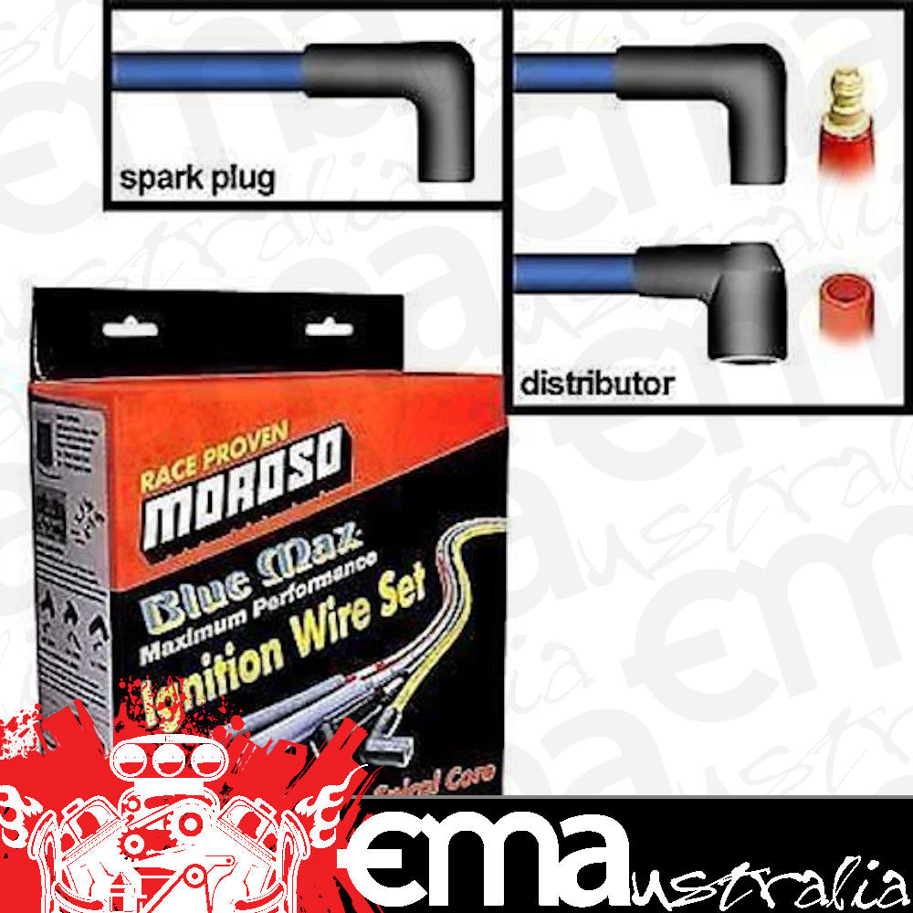 Moroso MO73700 Super Max Ii V8 Spark Plug Wire Set 11Mm Universal 90Ç??Ç?Ç©ƒ????¶ôÇæ Boots Mor73700