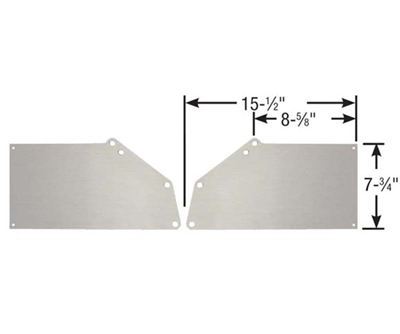 Competition Engineering MOC3991 Motor Plate Front Aluminium 0.250 In. Thick Ford V8 4.6L 2-Valve/3-Valve (each)
