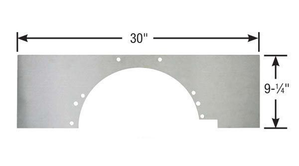 Competition Engineering MOC4053 Alloy Mid Mount Motor Plate suit Ford 289-351W