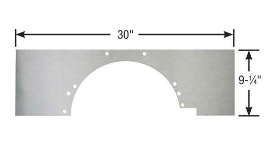 Competition Engineering MOC4053 Alloy Mid Mount Motor Plate suit Ford 289-351W