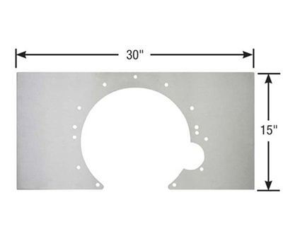 Competition Engineering MOC4056 Motor Plate Mid-Mount Aluminium 0.188 In. Thick Chrysler 273-360 Kit