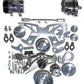 March Performance Products MPP21250 March Performance Serpentine Kit P/S & A/C Chev BB 396-454 Short Pump