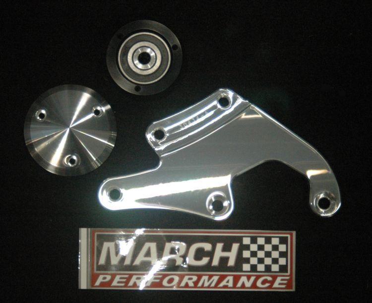 March Performance Products MPP30434 March Performance Style Track Power Steering Bracket Kit suit Ford 351C