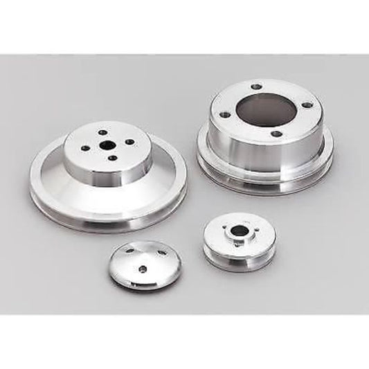 March Performance Products MPP7015 March Performance 2-Groove V-Belt Pulley Set suit Long Pump Chev BB V8