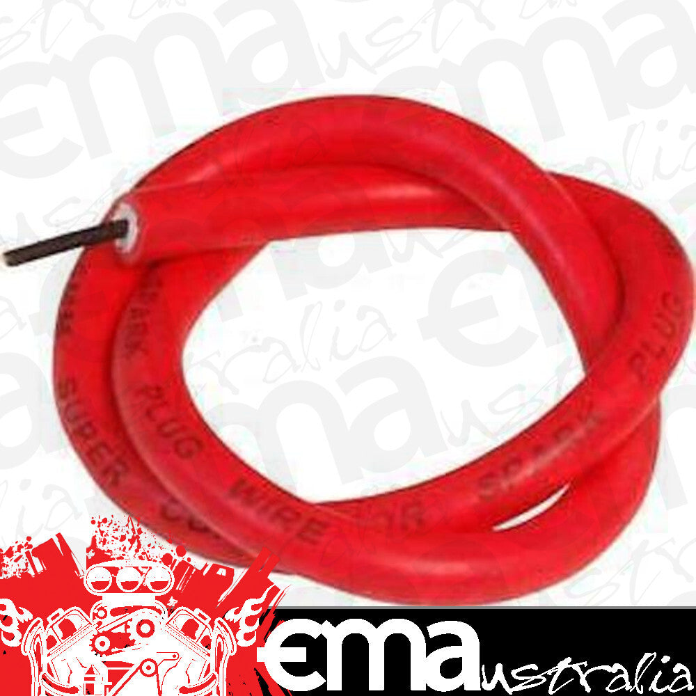 MSD Ignition MSD34059-1 Super Conductor Plug Lead 8.5mm Red Sold Per Foot
