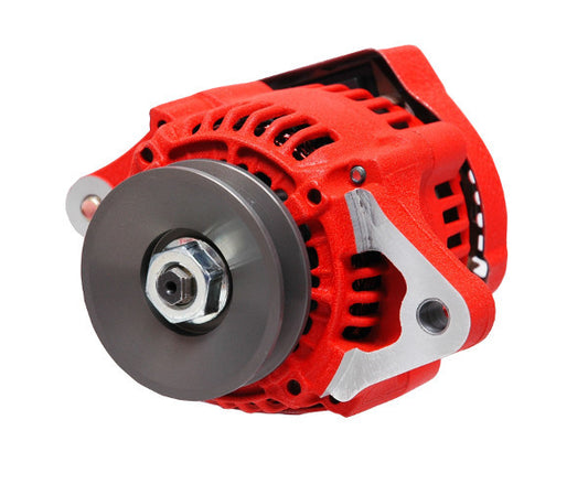 MSD Ignition MSD5375 Dynaforce Race Alternator (1 Wire Hook-Up 50 Amp Red Finish)